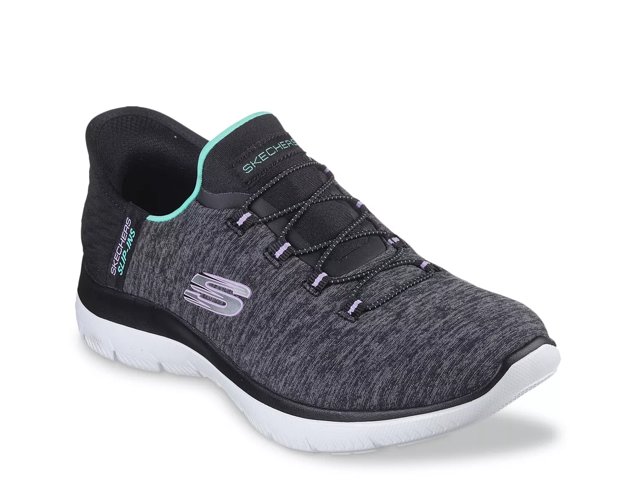 Skechers Sport Slip ins Summits Dazzling Haze 9 Women s Black