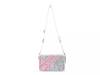 Meme Crossbody Bag Silver Metallic/Pink view