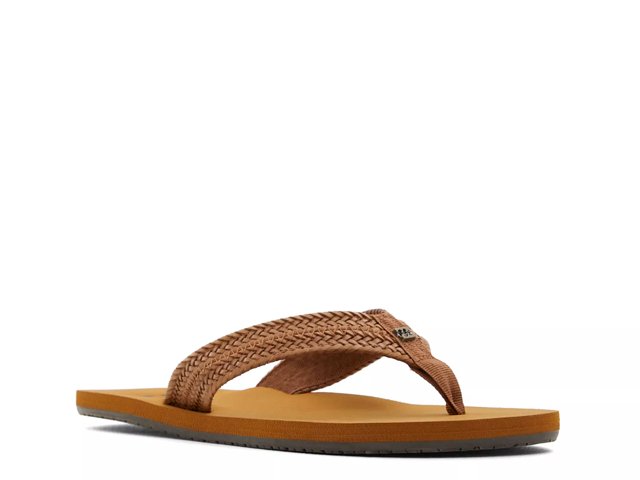 Billabong leather flip sales flops