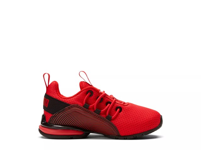 Puma Axelion Interest Stripe PS Sneaker Kids Free Shipping DSW