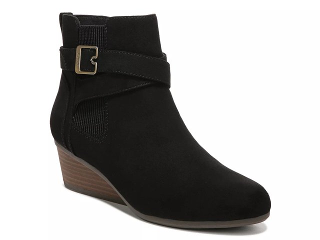 Dsw black wedge boots store