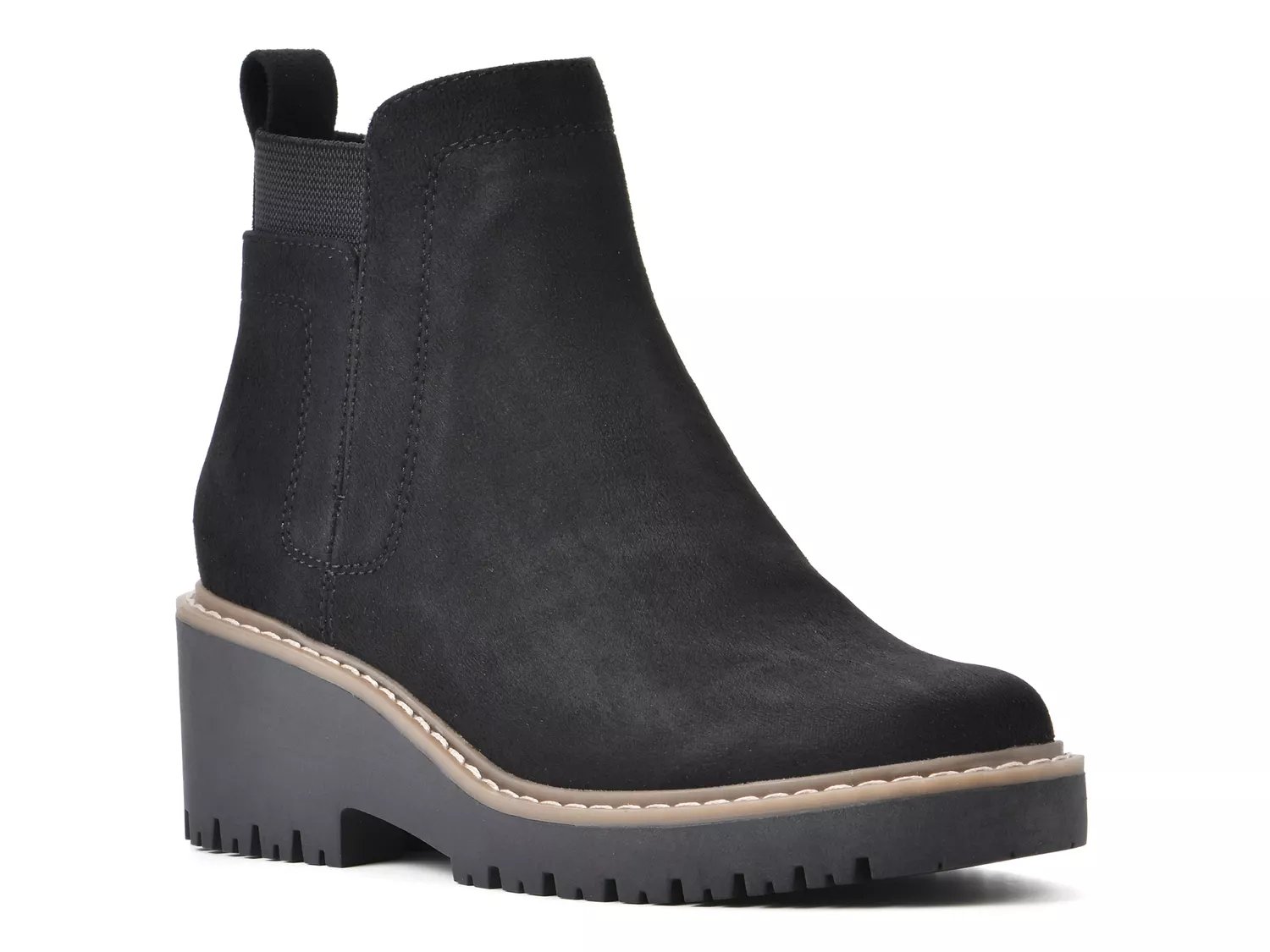 Black suede best sale booties dsw