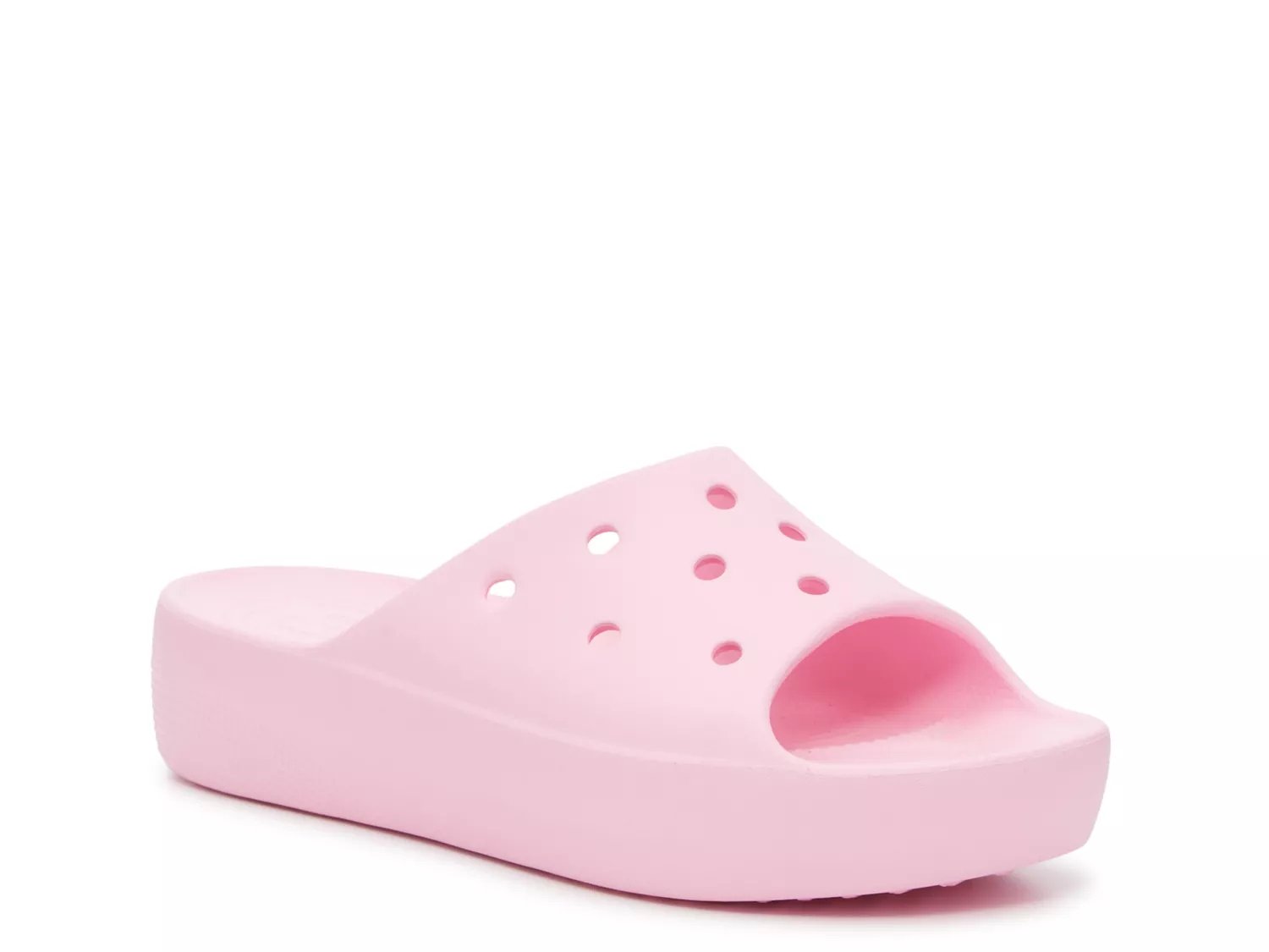 Slides Crocs Crocband Pink Lemonade/ White