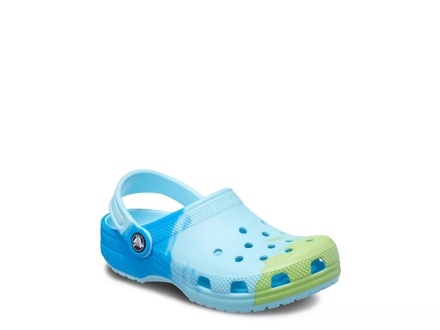 Chambray blue hot sale tie dye crocs