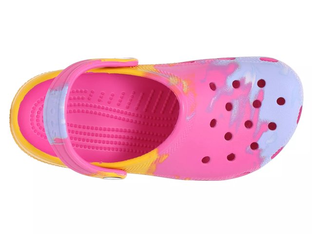 Pink ombre crocs shop