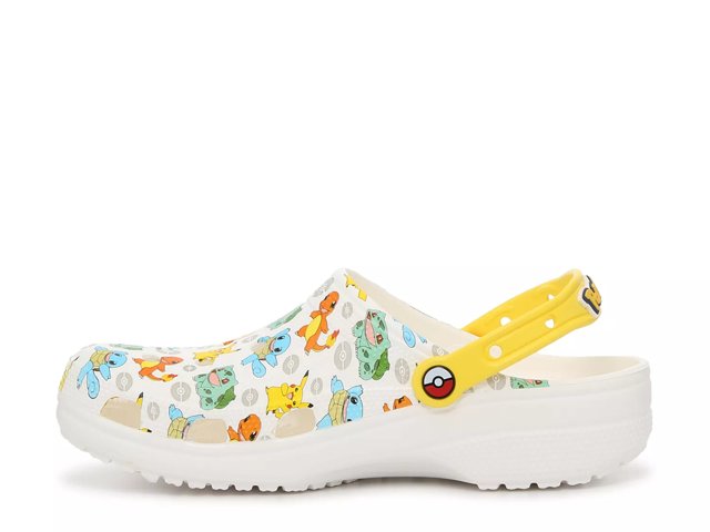 White and shop yellow crocs