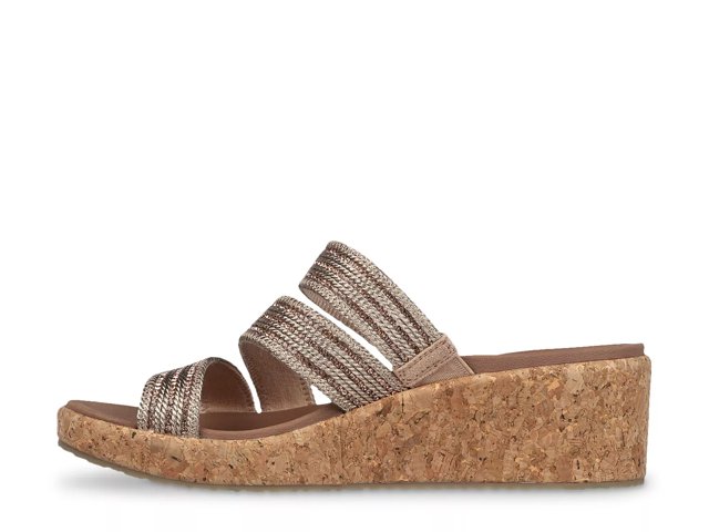 Skechers beige hot sale sandals