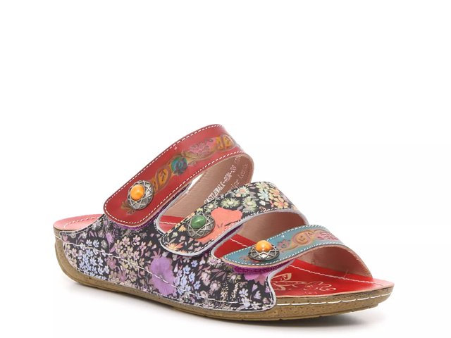Purple shop sandals dsw