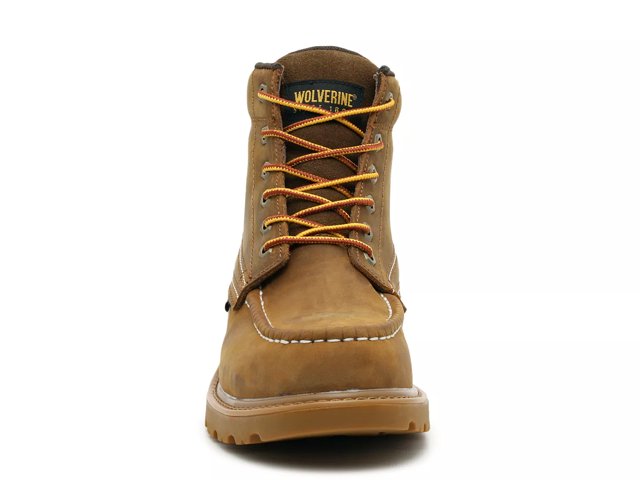 Wolverine Floorhand 6 Moc Steel Toe Boot 10.5 Men s Tan