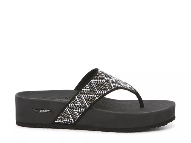 Skechers Vinyasa Wedge Flip Flop