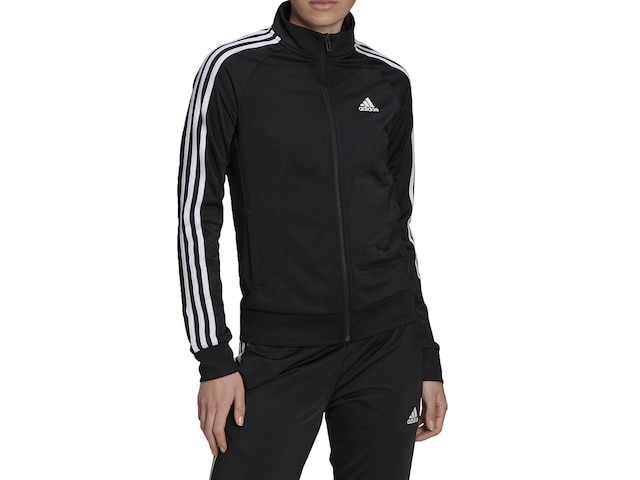 adidas Essentials Warm-Up 3-Stripes Track Jacket - Black | Men's Training |  adidas US