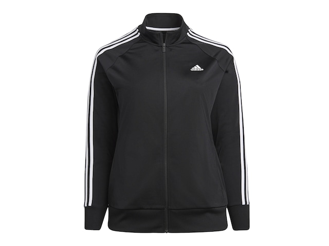 adidas Essentials Warm-Up Tricot 3-Stripes Women's Size Track Top - Free Shipping | DSW