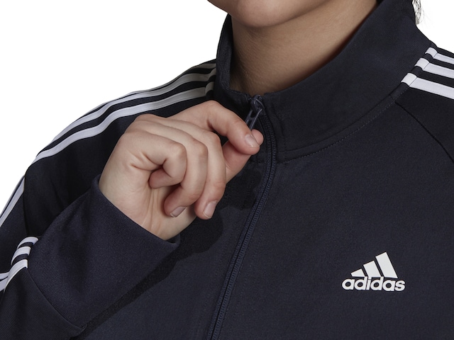 adidas Essentials Warm-Up Tricot 3-Stripes Women's Plus Size Track Top -  Free Shipping | DSW