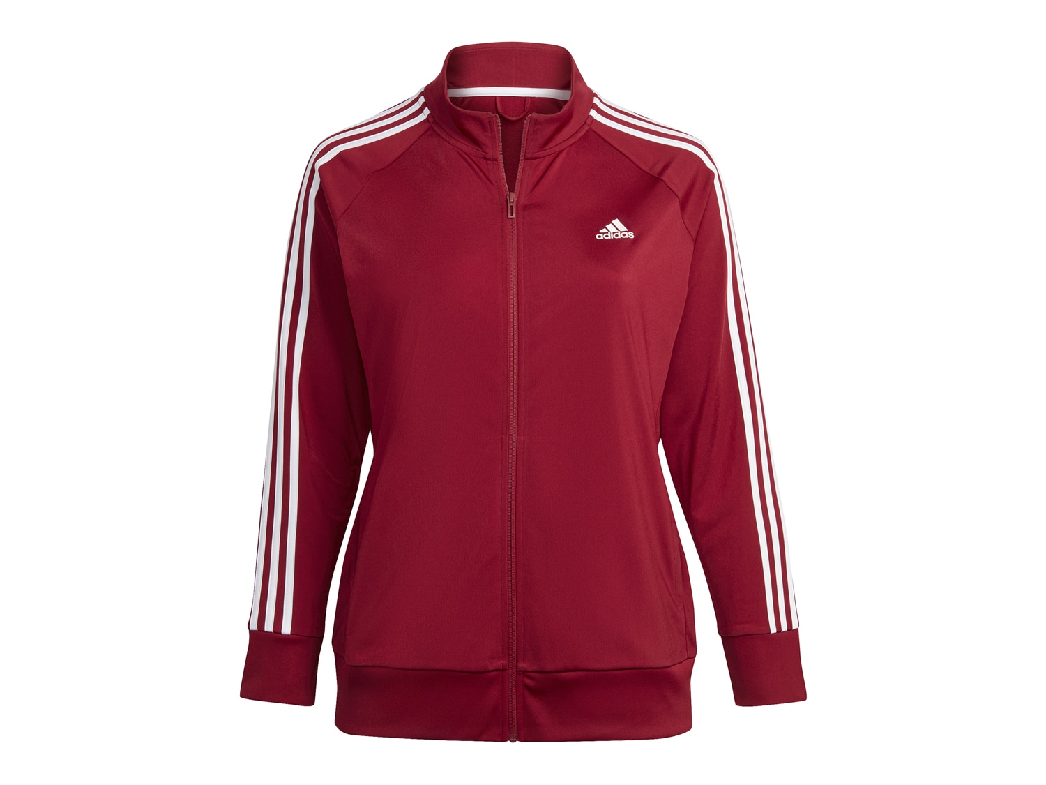adidas Essentials Warm-Up Tricot 3-Stripes Women\'s Plus Size Track Top -  Free Shipping | DSW