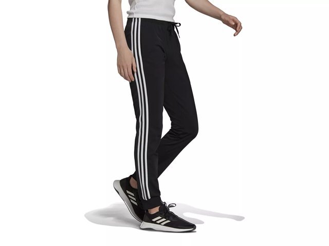 Essentials Warm-Up Tapered 3-Stripes Track Pants