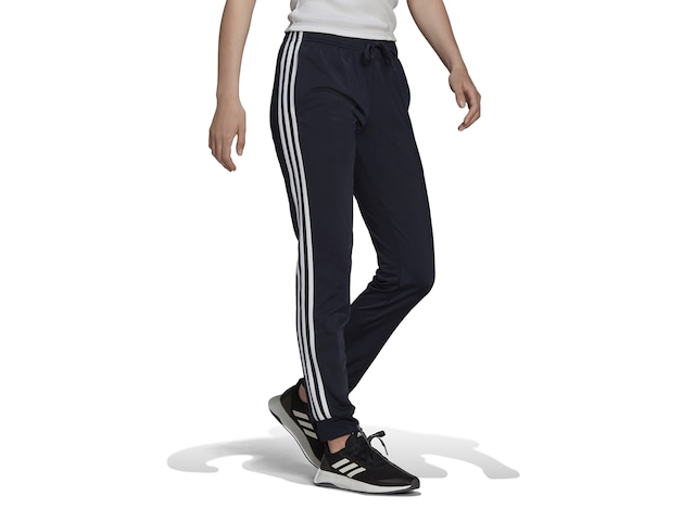adidas Women's Warm-Up Tricot Regular 3-Stripes Track Pants, Black