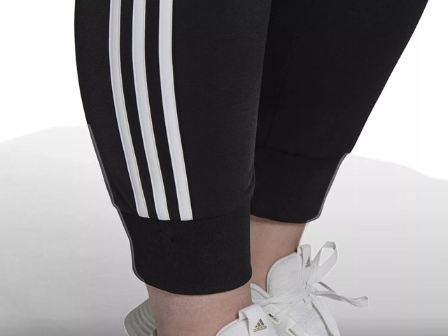 adidas Essentials Warm-Up 3-Stripes Women's Plus Size Tracksuit Pants -  Free Shipping