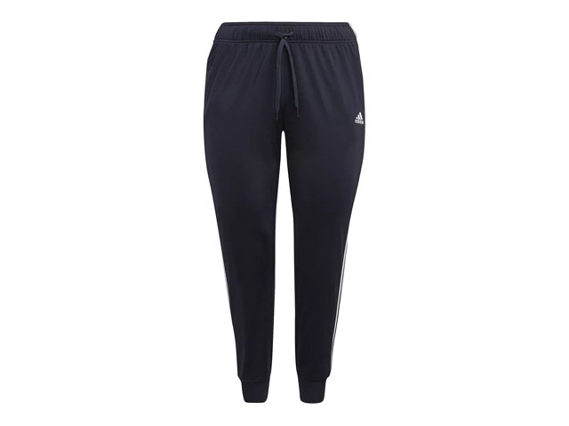 adidas Essentials Warm-Up 3-Stripes Women's Plus Size Tracksuit Pants -  Free Shipping