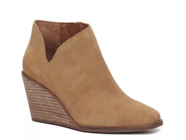 lucky tan booties