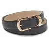 Pointed Triple Ring Women's Belt Black view
