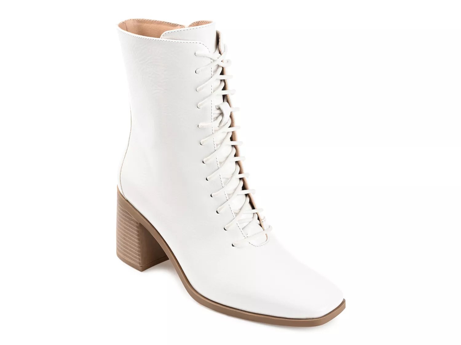 Journee Collection Wide Width Covva Bootie | Women's | Bone | Size 6.5 | Boots