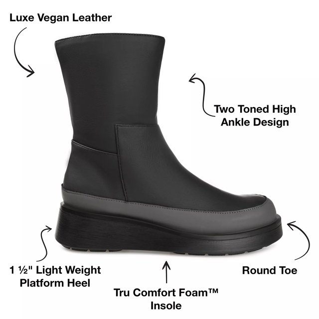 Journee Collection Cristen Wedge Bootie Free Shipping DSW