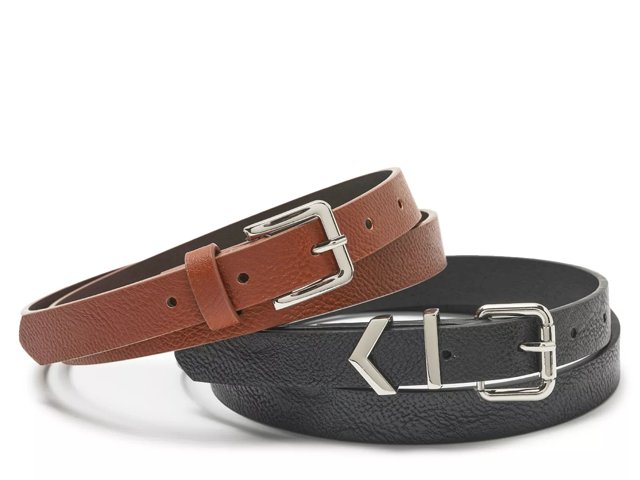 2pk Leather Belts