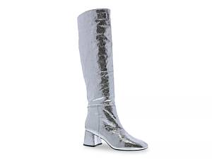 silver booties dsw