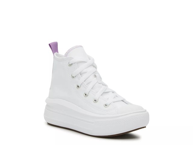White converse high tops kids sale