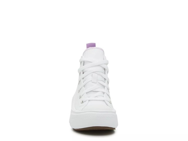 Converse platform blanche 2025