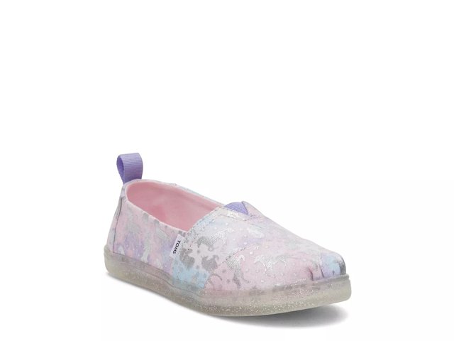 TOMS Unicorn Alpargata Slip On Kids