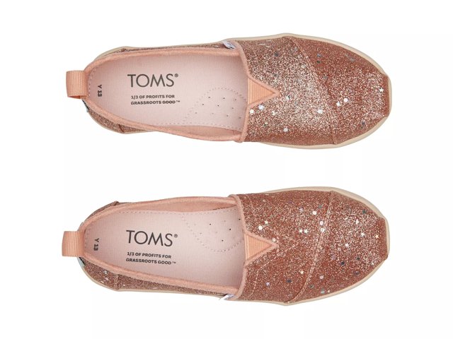 Rose gold glimmer toms shop