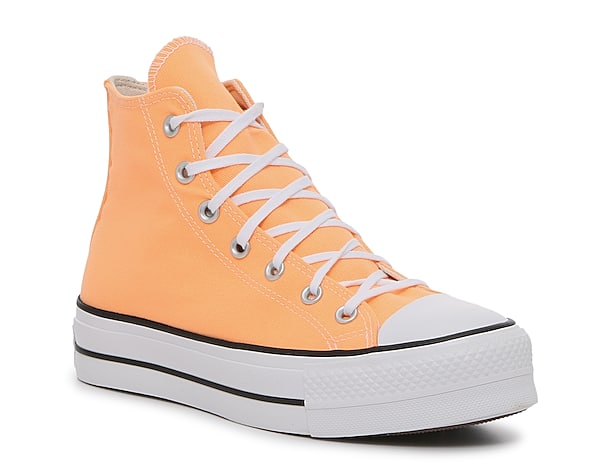 Converse Chuck Taylor All Lift DSW Platform Sneaker- Women\'s Star High-Top | Free - Shipping