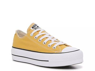 Yellow hot sale mustard converse