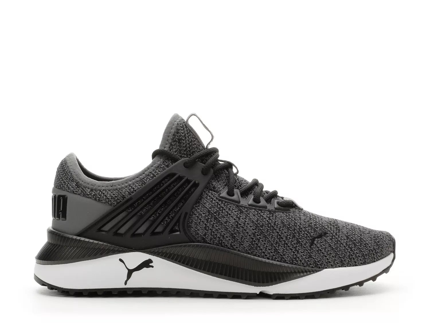 All black puma outlet running shoes