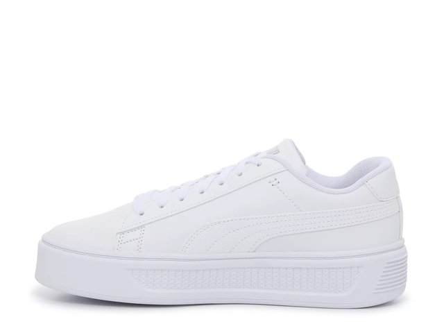 Puma white platform shoes deals