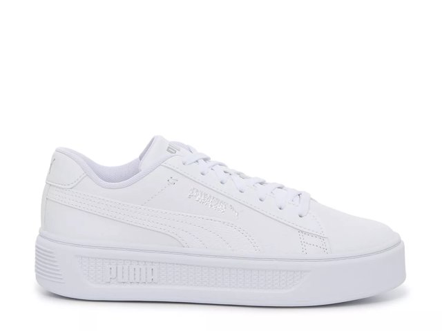 Puma Smash v3 Platform Sneaker - Women's - Free Shipping | DSW