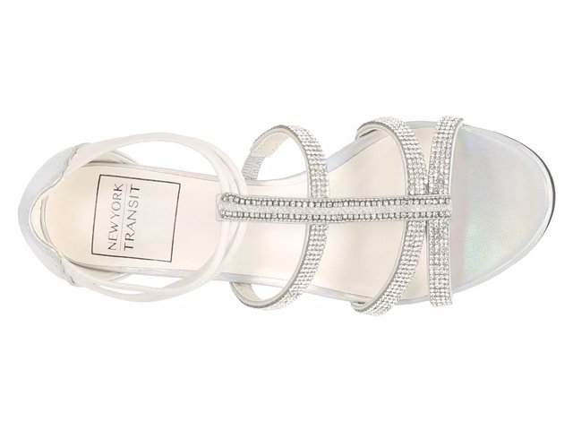 New york transit badges earned 2025 wedge sandal
