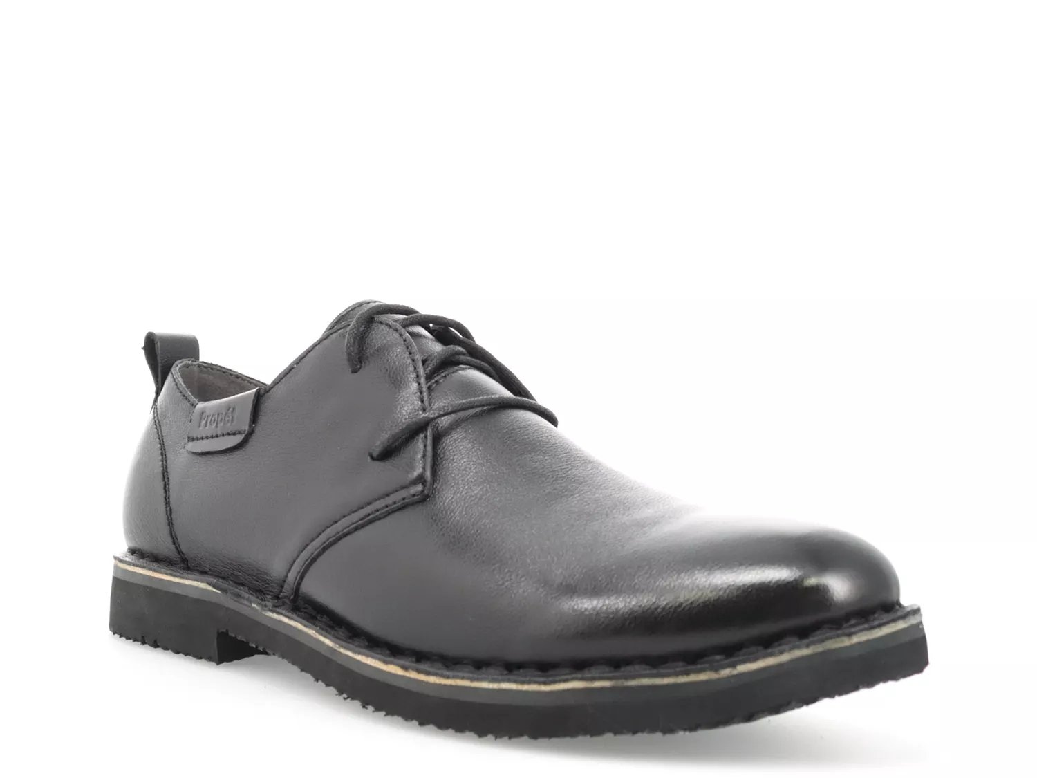 Propet Extra Wide Width Finn Oxford | Men's | Black | Size 11.5 | Oxfords