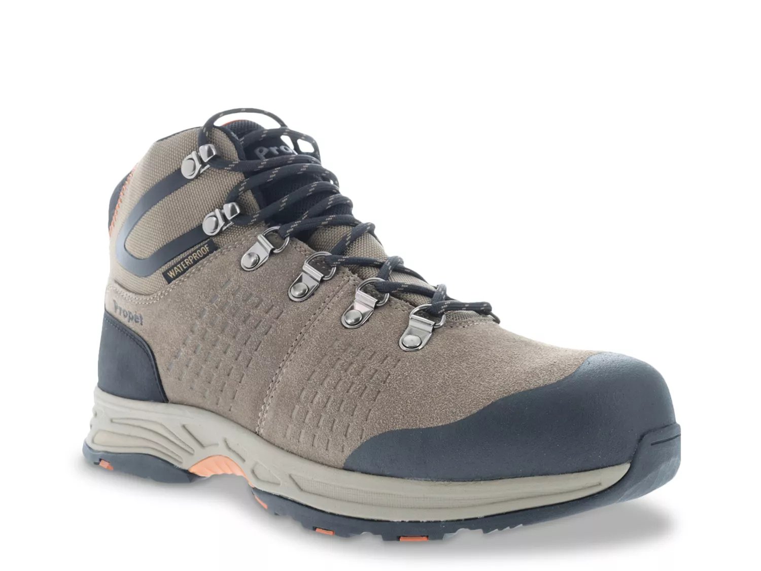 Propet Extra Extra Wide Width Conrad Hiking Boot | Men's | Grey | Size 10.5 | Boots | Hiking | Lace-Up