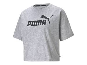 Puma tape logo cropped clearance tee