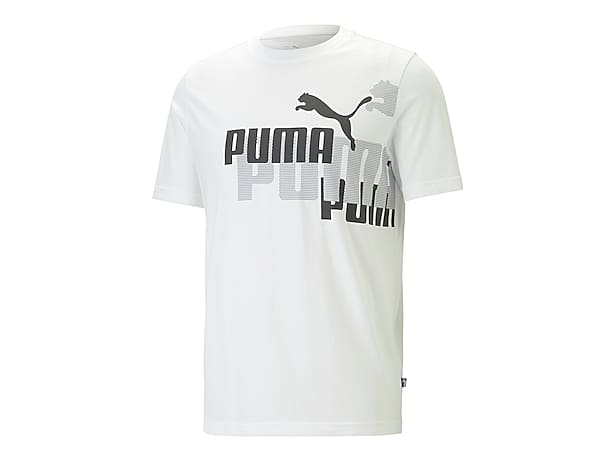 Puma ESS Logo Men's Tee - Free Shipping | DSW
