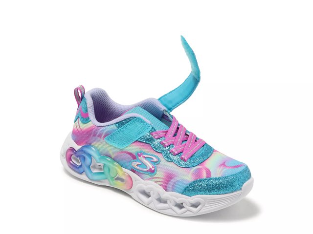 Skechers heart light up shoes sales