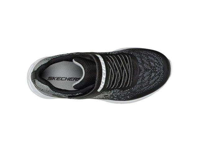 Skechers kids black hot sale