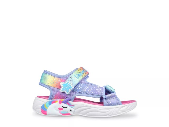 schrijven Graan Prestigieus Skechers Unicorn Dreams Sandal - Kids' - Free Shipping | DSW