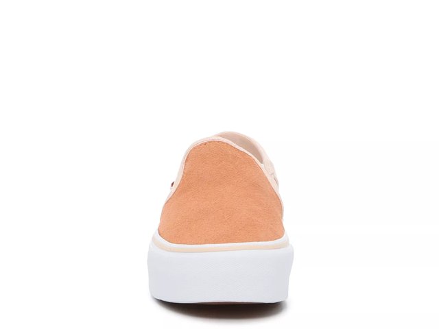 Vans suede platform slip on online