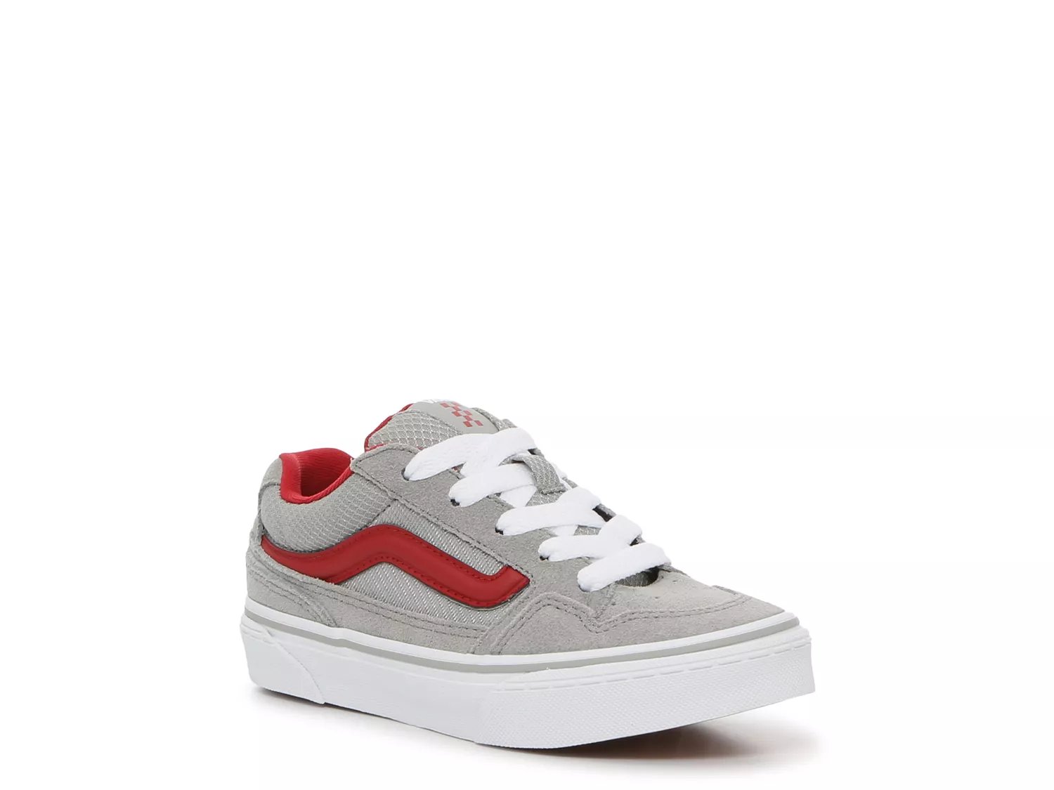 Vans grey clearance red