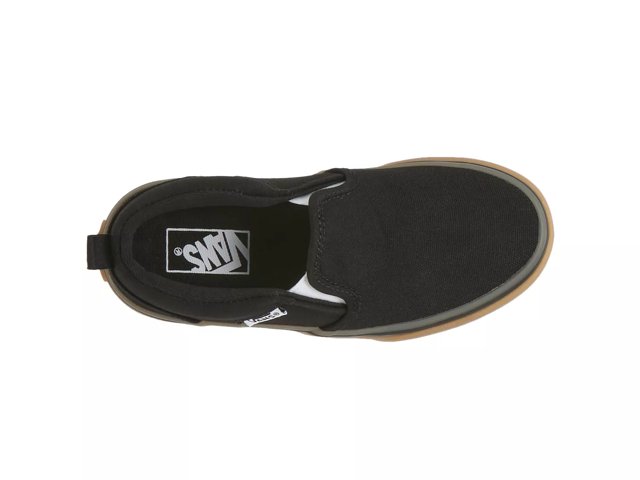 Vans Kids' Asher Slip On Sneaker Little/Big Kid