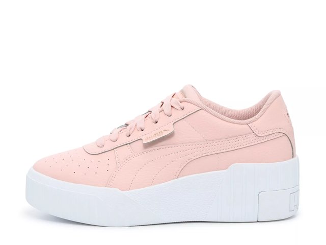 PUMA Women's Caroline Stripe Wedge Sneaker  Pink wedge shoes, Womens wedge  sneakers, Striped wedges