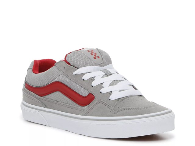 Vans grey red store